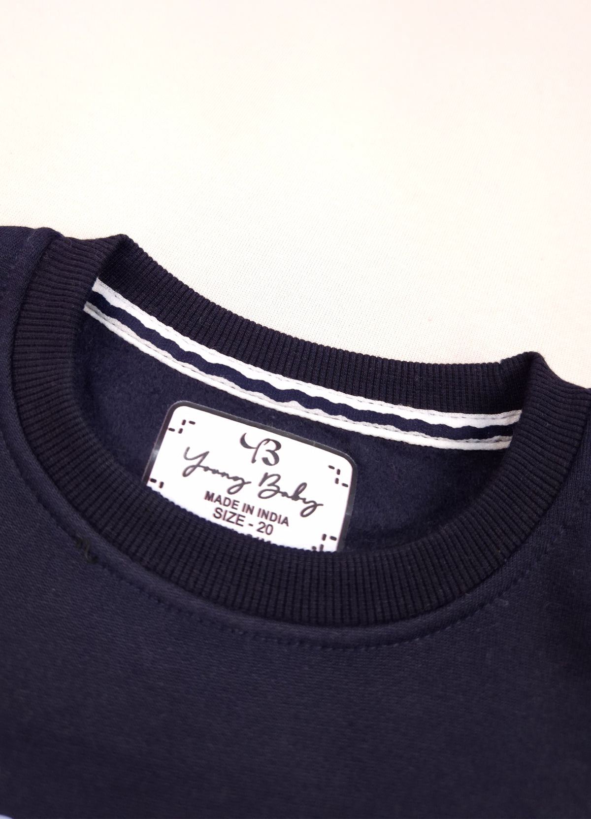 716 - Navy - infant cord set | 260 - 270 GSM  Soft Spun Fleece