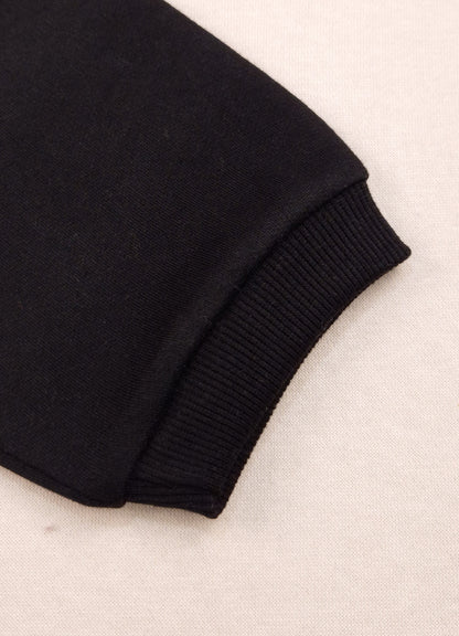 717 - Black - infant cord set | 260 - 270 GSM  Soft Spun Fleece