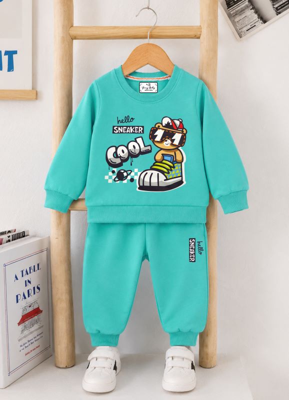 709 - Peacock  - infant cord set |260 - 270 GSM  Soft Spun Fleece
