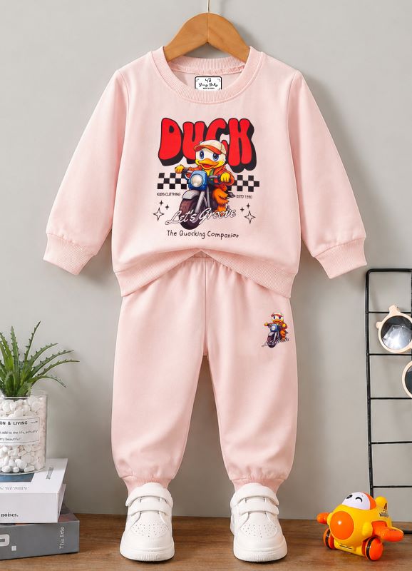 715 - Pink - infant cord set | 260 - 270 GSM  Soft Spun Fleece